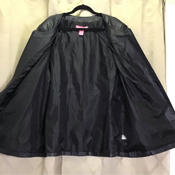 Woman Within 02-0201-0 A-Line Leather Jacket - Picture 3 of 13